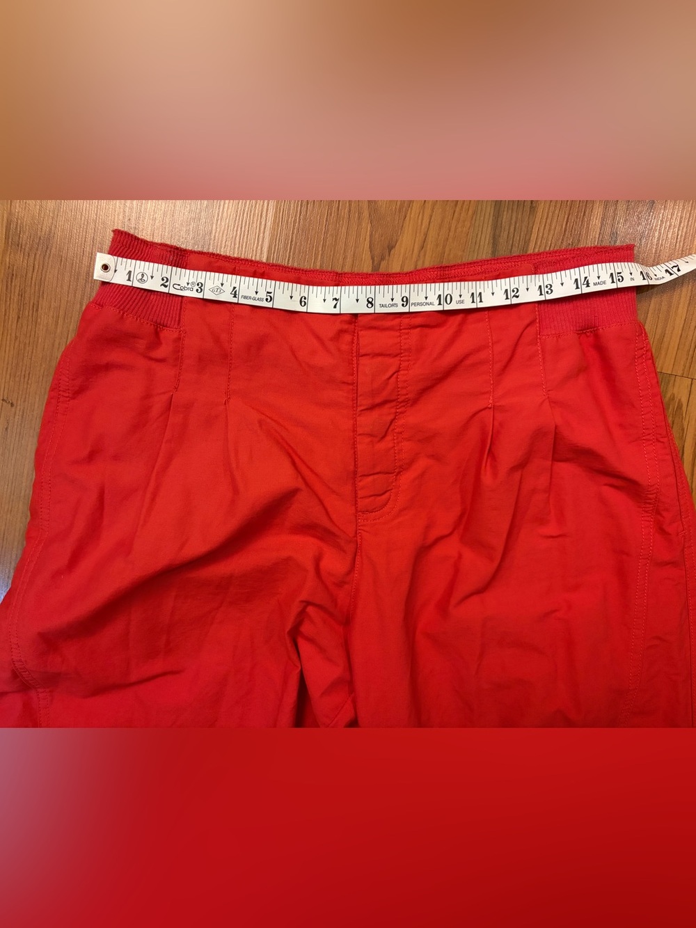 Free People Red Mesmerize Me Cargo Pants M - Picture 9 of 11